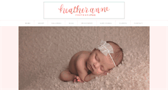 Desktop Screenshot of heatherannephotography.com